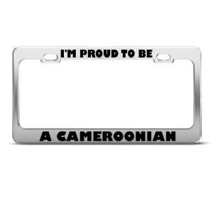  Proud To Be Cameroonian Cameroon License Plate Frame Tag 