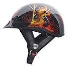 Rockhard Pantera Harley Street Bike Motorcycle Half Helmet