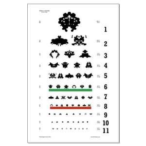  Inkblot Eye Chart Humor Large Poster by CafePress: Home 