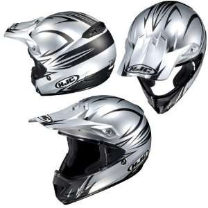  HJC CL X5 Tao Full Face Helmet Small  Silver: Automotive