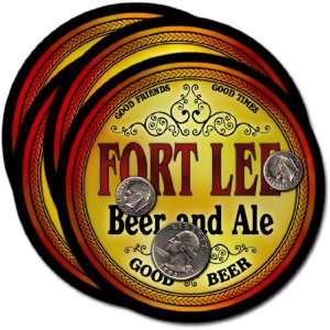  Fort Lee , NJ Beer & Ale Coasters   4pk 