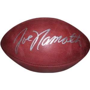  Joe Namath Autographed Official NFL Leather Football 