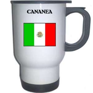  Mexico   CANANEA White Stainless Steel Mug Everything 