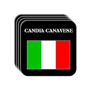  Italy   CANDIA CANAVESE Set of 4 Mini Mousepad Coasters 