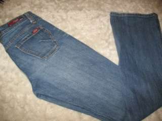 MISS VIGOSS Boot Cut Low Rise Stretch Jeans~LONG & SEXY~Size 5/6 / 30 