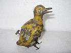 early german windup duck bird tin toy 