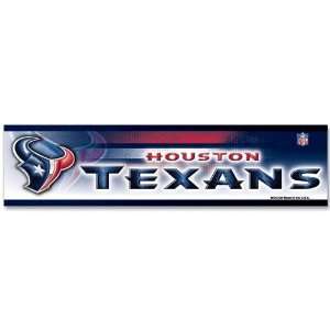    Houston Texans Car Auto Bumper Strip Sticker: Sports & Outdoors
