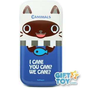  Canimals Fizzy Can Animal Tin Pencil Case (Blue 