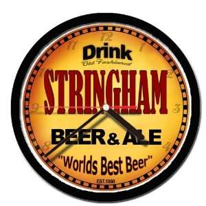  STRINGHAM beer and ale cerveza wall clock: Everything Else