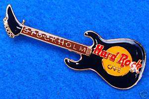STOCKHOLM JIMI HENDRIX STRAT GUITAR Hard Rock Cafe PINS  