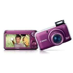  Canon PowerShot SX210IS 14.1 MP Digital Camera (Purple 