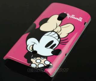 Hot Pink Disney Mickey Hard Cover Case For Sony Ericsson Xperia X10 