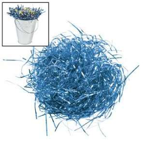 Metallic Strands   Blue   Gift Bags, Wrap & Ribbon & Tissue and 