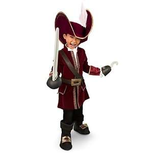  Disney Store Captain Hook Pirate Costume Set Size Large L 