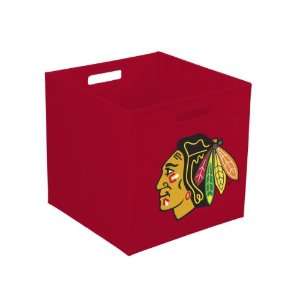  Storage Cube 12 inch, Cloth   Chicago Blackhawks Sports 