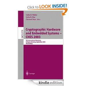   Colin D. Walter, Cetin K. Koc, Christof Paar:  Kindle Store