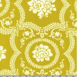  45 Wide Sis Boom Basics Casey Scroll Gold Fabric By The 