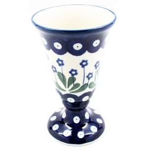 Polish Pottery Goblet / Juice Cup 4 3/4 H x 3 W x 3 L:  