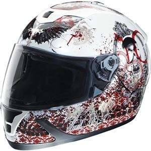  Z1R Jackal Pandora Helmet   X Small/White: Automotive