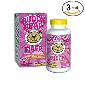  Buddy Bear Fiber 60 Tablets 3PACK: Health & Personal Care