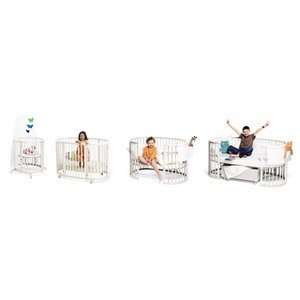 Stokke Sleepi Crib & Mini System l   White (Includes 2 Mattresses, 1 