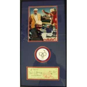  Harry Caray Autographed Cut Piece: Sports & Outdoors