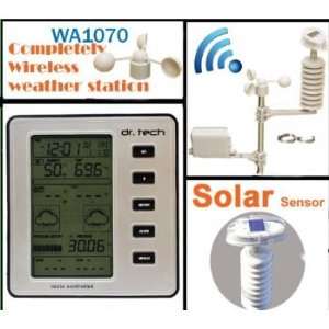   with Solar Transmitter   Dr. Tech WA 1070: Patio, Lawn & Garden