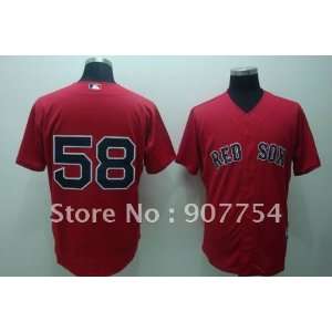  boston red sox #58 jonathan papelbon red cool base jersey 