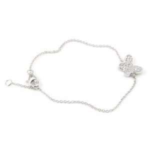  Silver bracelet Papillon De Charme white.: Jewelry