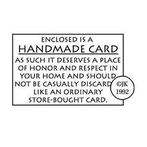  Judikins Rubber Stamp Handmade Card: Home & Kitchen