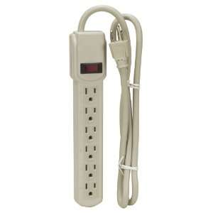    6 Outlet Surge Protector Power Stip 4 Cord: Home Improvement