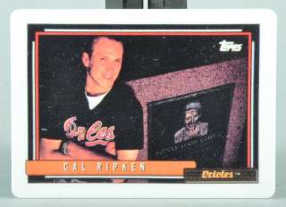 92 Topps CAL RIPKEN JR LE Porcelain Reprint  