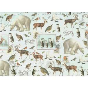  Winter Animals Christmas Gift Wrap Paper: Health 