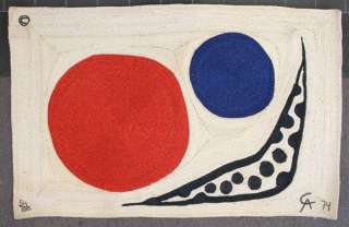 Alexander Calder moon tapestry limited mint condition!  