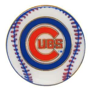  Chicago Cubs Baseball Souvenir Pin: Sports & Outdoors