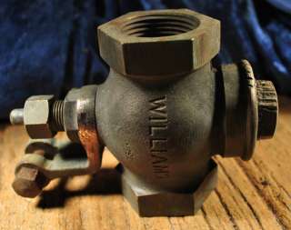   Vintage Hit & Miss Steam Engine Brass Williams Whistle Valve  