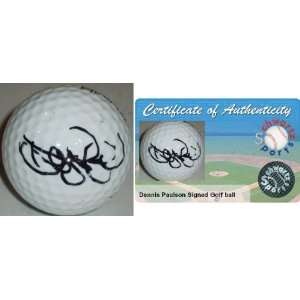 Dennis Paulson Signed Golf Ball:  Sports & Outdoors