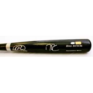  Dustin Pedroia Signed Bat   SM Holo   Autographed MLB Bats 