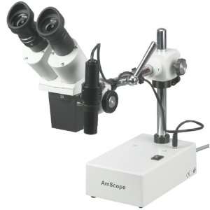 AmScope 20X Stereo Boom Arm Microscope  Industrial 