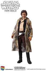 SIDESHOW Star Wars Medicom Enterbay Han Solo UU 12 figure NEW SEALED 