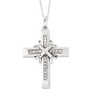  Steadfast Love Sterling Silver Cross Necklace Jewelry