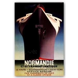  Normandie   Giclee by Adolphe Mouron Cassandre 20x14 Art 