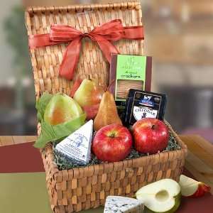 Petaluma Fruit and Artisan Cheese Gift Basket Hamper  