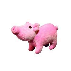   Products Mighty Paisley Piglet Jr. Farm Dog Toy, Pink: Pet Supplies