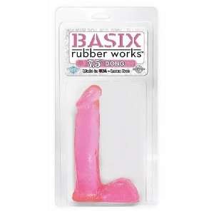  Basix 7.5 Dong W/balls   Pink Pipedreams Health 