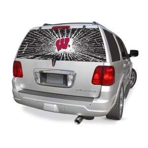  Wisconsin Badgers Shattered Back Winshield Covering 