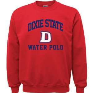   Storm Red Youth Water Polo Arch Crewneck Sweatshirt: Sports & Outdoors