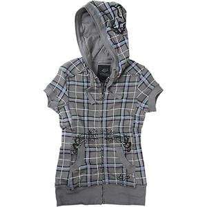  Fox Racing Womens Starboard Zip Hoody   Small/Pewter 