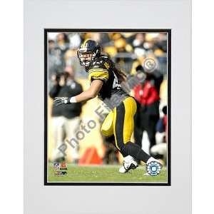 Nfl Pittsburgh Steelers Troy Polamalu Matted:  Sports 