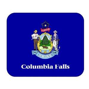  US State Flag   Columbia Falls, Maine (ME) Mouse Pad 